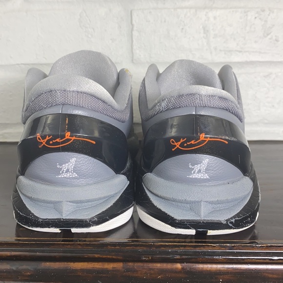 Rare 2012 Nike Zoom Kobe Vii 7 System Wolf Grey Orange Black Protro - Picture 9 of 13